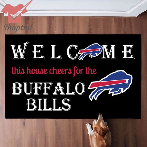 Welcome This House Cheers For The Buffalo Bills Doormat