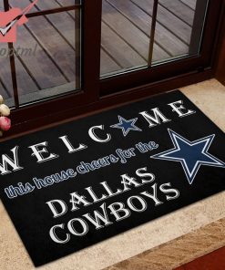 welcome this house cheers for the dallas cowboys doormat 4 okHQ6