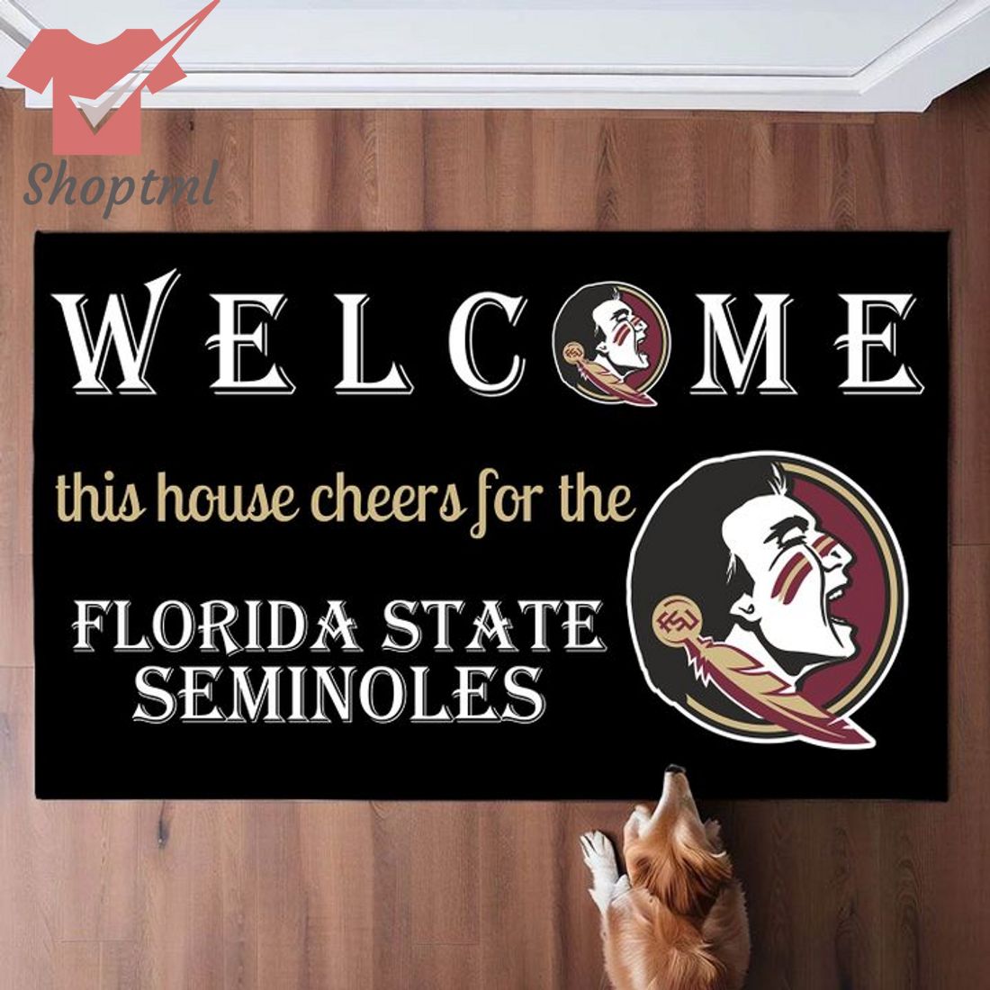 Welcome This House Cheers For The Florida State Seminoles Doormat