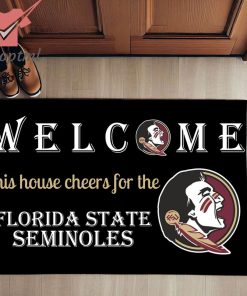welcome this house cheers for the florida state seminoles doormat 3 QjGmb