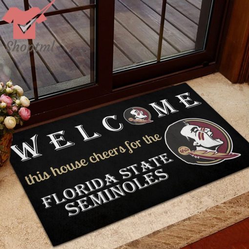 Welcome This House Cheers For The Florida State Seminoles Doormat