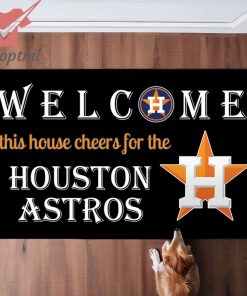 welcome this house cheers for the houston astros doormat 2 2BPuB
