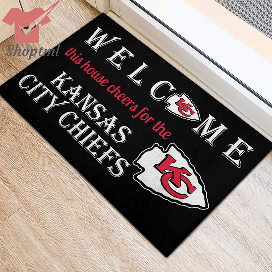Welcome This House Cheers For The Kansas City Chiefs Doormat