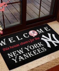 welcome this house cheers for the new york yankees doormat 4 Ht4wV