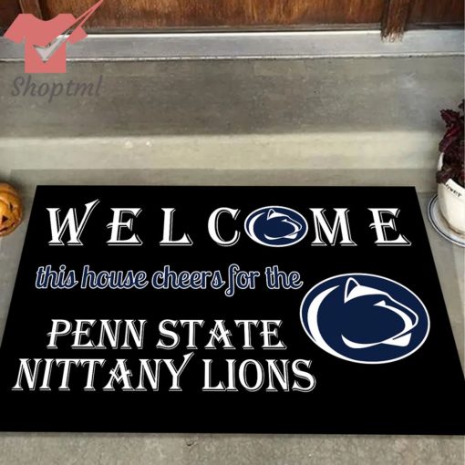 Welcome This House Cheers For The Penn State Nittany Lions Doormat