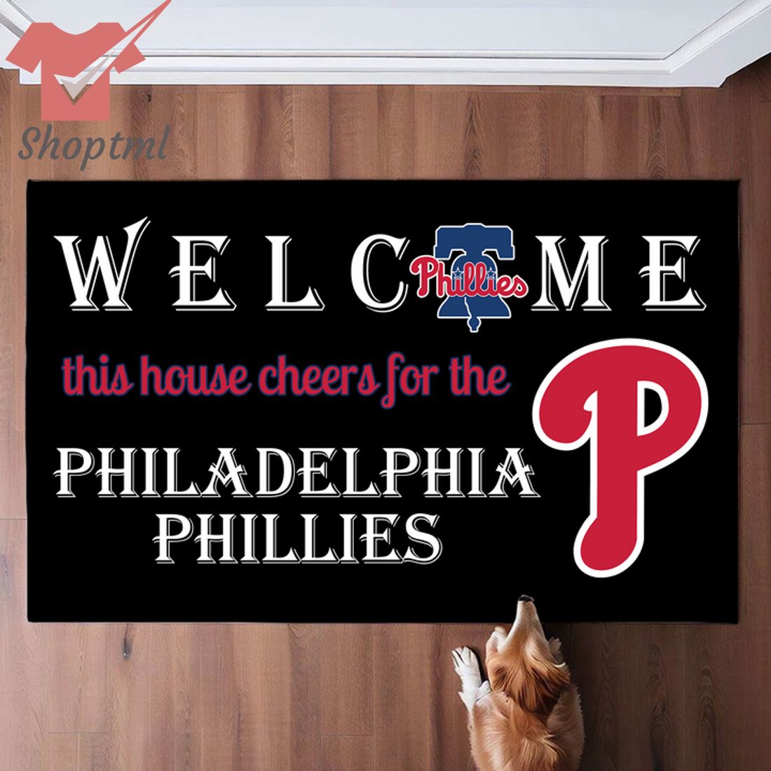 Welcome This House Cheers For The Philadelphia Phillies Doormat