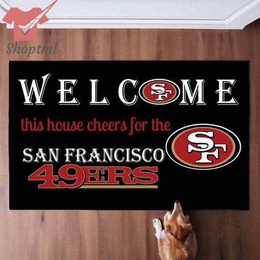 Welcome This House Cheers For The San Francisco 49ers Doormat