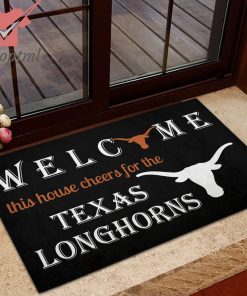 welcome this house cheers for the texas longhorns doormat 3 CvElG