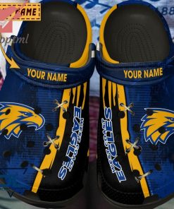 west coast eagles custom name crocs clog shoes 2 Jp1Ny