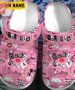 Burn Book Mean Girls Custom Name Crocs Clogs Shoes