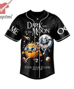 Dark Side Of The Moon Solar Eclipse 2024 Personalized Jersey Shirt