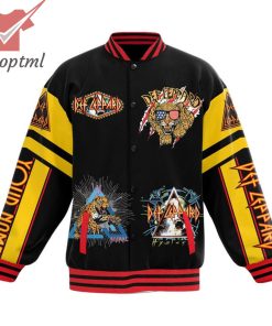 Def Leppard Give Me All You Got Don’t Need The Wrong Reason Custom Name Baseball Jacket