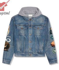 Dune Part Two Long Live The Fighters Hooded Denim Jacket