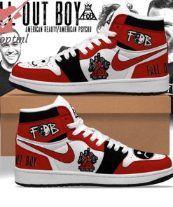 Fall Out Boy American Beauty Psycho Nike Air Jordan 1 High Sneakers