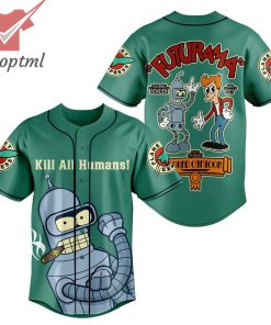 Futurama Kill All Humans Jersey Shirt
