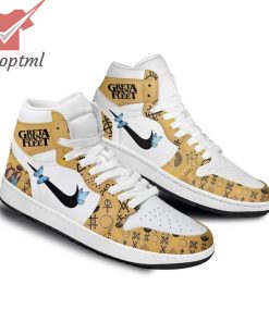 Greta Van Fleet Highway Tune Nike Air Jordan 1 High Sneakers