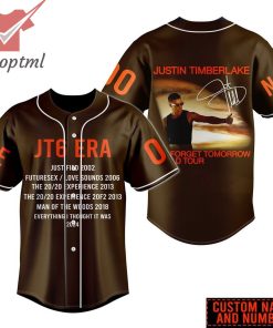 JT6 Era Justin Timberlake Forget Tomorrow World Tour Personalized Jersey Shirt