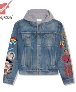 Mac Miller No Matter Where Life Hooded Denim Jacket