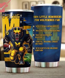 Michigan Wolverines 2024 Little Reminders For Wolverines Fan Tumbler