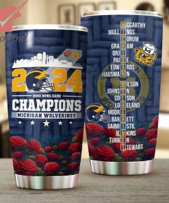 Michigan Wolverines 2024 Rose Bowl Game Champions Tumbler