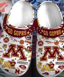 Minnesota Golden Gophers Go Gophs Crocs Clogs Shoes