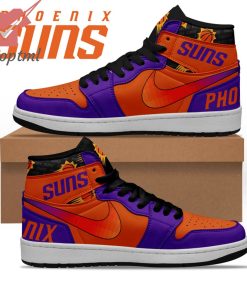 Phoenix Suns Orange Nike Air Jordan 1 High Sneaker