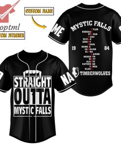 Straight Outta Mystic Falls Personalized Jersey Shirt