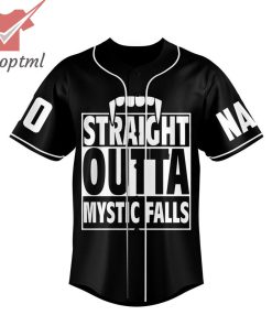 Straight Outta Mystic Falls Personalized Jersey Shirt