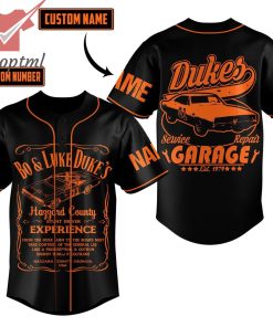 The Dukes of Hazzard Personalized Jersey Shirt