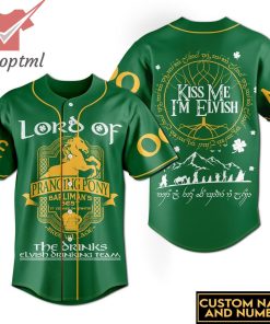 The Lord of the Rings Kiss Me I’m Elvish Personalized Jersey Shirt