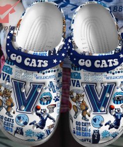 Villanova Wildcats Go Cats Crocs Clogs Shoes