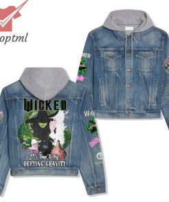 Wicked Broadway Part Two Hooded Denim Jacket