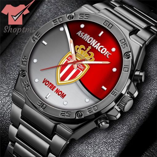 AS Monaco Custom Name Stainless Steel Watch