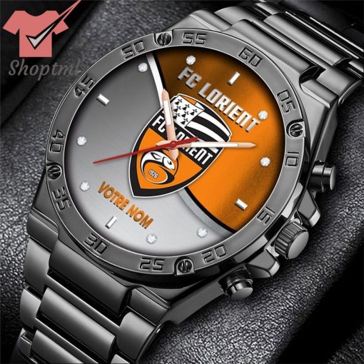 FC Lorient Custom Name Stainless Steel Watch