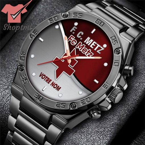 FC Metz Custom Name Stainless Steel Watch