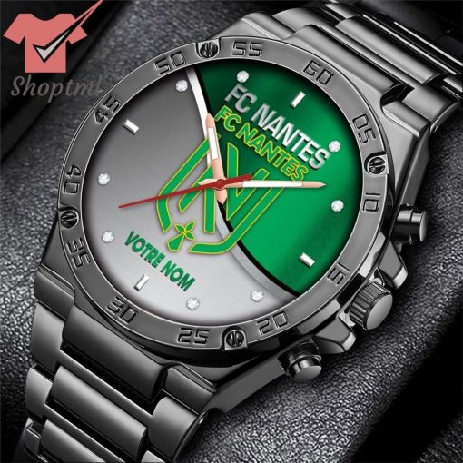 FC Nantes Custom Name Stainless Steel Watch
