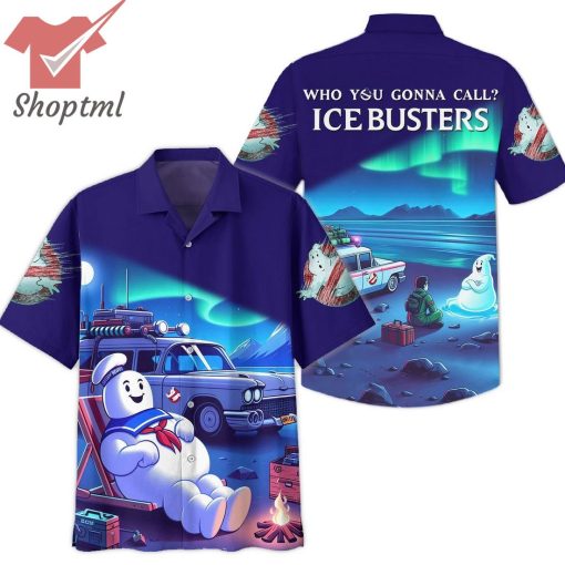 Ghostbusters who you gonna call ice busters hawaiian shirt