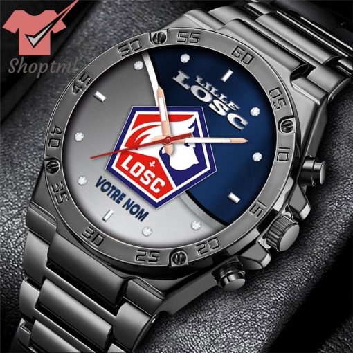 LOSC Lille Custom Name Stainless Steel Watch