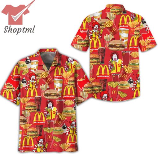 McDonald’s smile hawaiian shirt