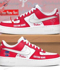 Philadelphia Phillies Custom Name Air Force Sneakers