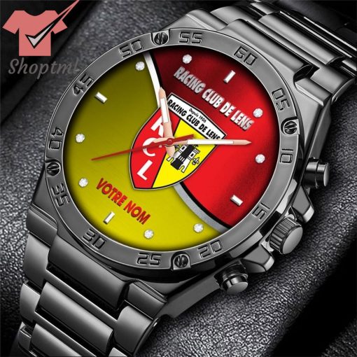 Racing Club de Lens Custom Name Stainless Steel Watch