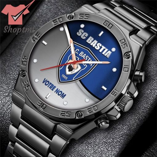 Sporting Club di Bastia Custom Name Stainless Steel Watch