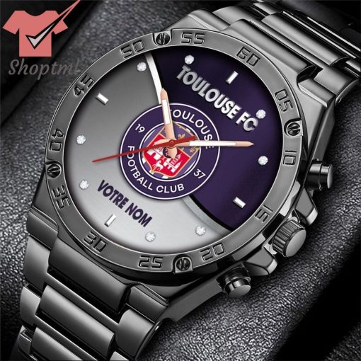 Toulouse Football Club Custom Name Stainless Steel Watch
